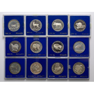 SET of 100-500 gold 1977-1986 Environmental Protection COMPLETE (12pcs)