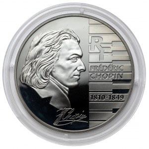 France, 1 1/2 euro 2005 - 195th Anniversary of the Birth of Fryderyk Chopin