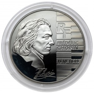 Francja, 1 1/2 euro 2005 - 195 rocznica urodzin Chopina