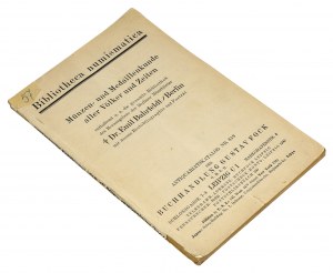 Katalog ofertowy - Biblioteka Emila Bahrfeldt'a (1850-1929)