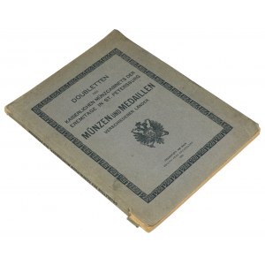 Katalog aukcyjny - Dublety ERMITAŻU, 1911 r.