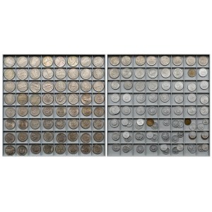 PRL, zestaw monet obiegowych MIX (152szt)