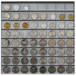PRL, zestaw monet w pięknych stanach MIX (59szt)