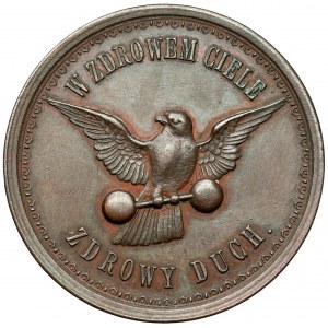 Medal, Jubileusz Sokoła Lwowskiego 1867-1892