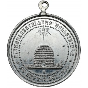 Medal, Wolsztyn / Wollstein, wystawa pszczół 1900