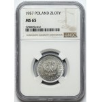 1 złoty 1957 - rzadka w takim stanie