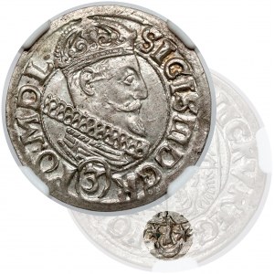 Zygmunt III Waza, 3 krucierze Kraków 1616 - Sas - rzadkie