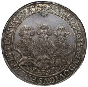 Silesia-Liegnitz-Brieg, Georg III, Ludwig IV, and Christian, Thaler 1657, Brieg