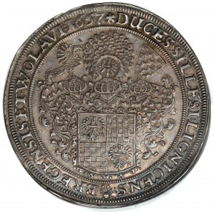 Śląsk, Trzej Bracia, Talar 1657, Brzeg