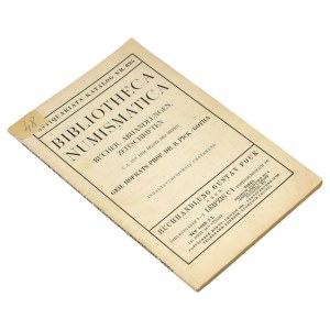 Katalog ofertowy - Bibliotheca Numismatica, Geh. Hofrats prof. dr. B. Pick / Gotha