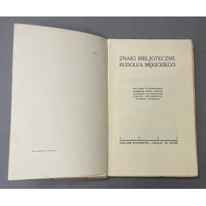 Znaki bibljoteczne Rudolfa Mękickiego, Lwów 1925 - bez ekslibrisów na tablicach od IV