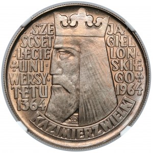 10 złotych 1964 Kazimierz Wielki - wypukły