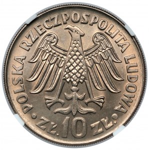 10 złotych 1964 Kazimierz Wielki - wklęsły