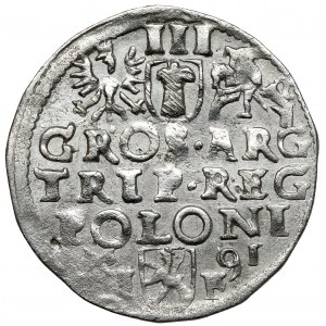 Zygmunt III Waza, Trojak Poznań 1591 - SIGI