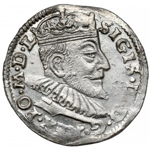 Zygmunt III Waza, Trojak Wilno 1592 - SIGIS - piękny