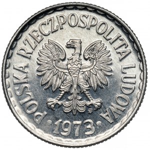 1 złoty 1973 - mocny PROOF LIKE