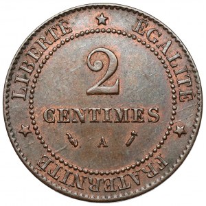 France, 2 centimes 1896-A, Paris