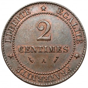 Francja, 2 centimes 1896-A, Paryż
