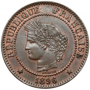 France, 2 centimes 1896-A, Paris