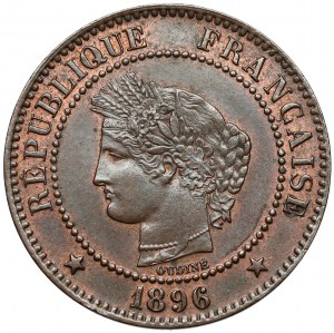 Francja, 2 centimes 1896-A, Paryż
