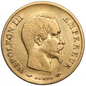 France, Napoleon III, 10 francs 1858-A, Paris