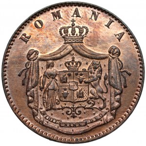 Romania, 5 bani 1867