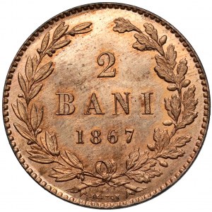 Rumunia, 2 bani 1867