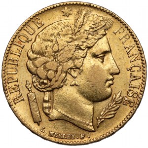 Francja, 20 franków 1851-A, Paryż