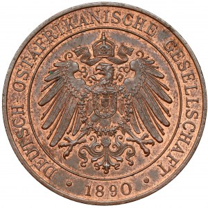 German East Africa, Wilhelm II, Pesa 1890