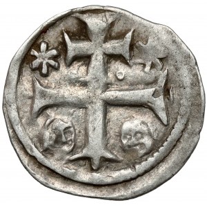 Węgry, Bela IV (1235-1270) Denar - Chrystus