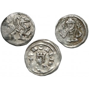 Hungary, lot of 3 denarii