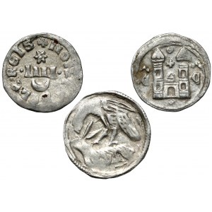 Węgry, zestaw denarów (3szt)
