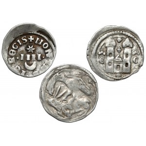 Hungary, lot of 3 denarii
