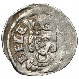 Hungary, Bela IV (1235-1270) Denar - BELA REX