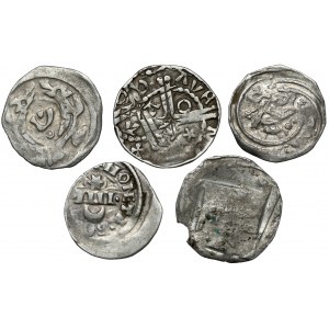 Austria / Węgry - zestaw denarów, fenigów (5szt)