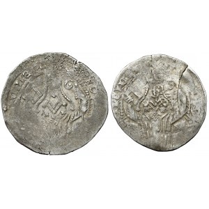 Kolonia, Siegfried von Westerburg (1275-1297) Fenig, zestaw (2szt)