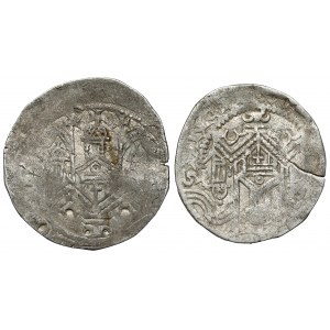 Kolonia, Siegfried von Westerburg (1275-1297) Fenig, zestaw (2szt)