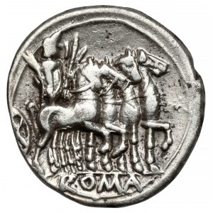 Roman Republic, M. Vargunteius (130 BC) AR Denarius