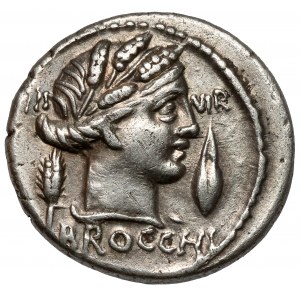 Roman Republic, L. Furius Cn. f. Brocchus (63 BC) AR Denarius