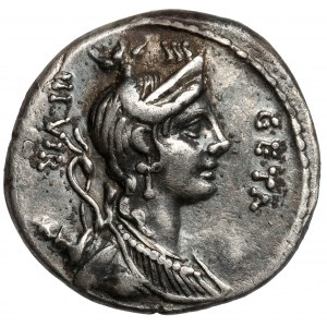 Roman Republic, C. Hosidius C. f. Geta (68 BC) AR Denarius