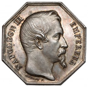 Réunion, Napoleon III, jeton de la Banque de l'île de la Réunion