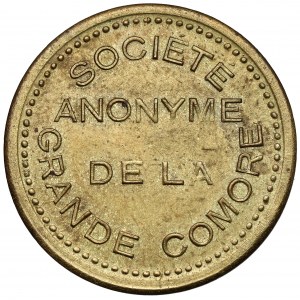 Comores, Société anonyme de la Grande Comore, essai de 25 centimes no date (1915)