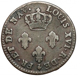 Réunion, Ludwik XVI, 3 sols 1779-A