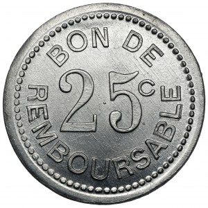 Komory, Société anonyme de la Grande Comore, 25 centimes bez daty