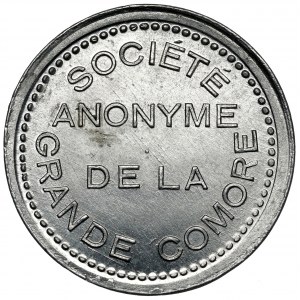 Comores, Société anonyme de la Grande Comore, 25 centimes no date