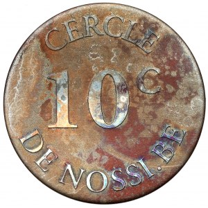 Madagascar, Cercle de Nossi Be, 10 centimes no date