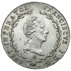 Austria, Franciszek I, 5 kreuzer 1818-B, Kremnitz