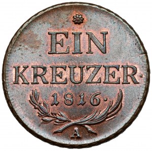 Austria, Franz I, Krezuer 1816-A, Vienna