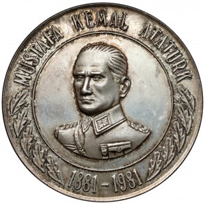 Turkey, Medal 1981 - Mustafa Kemal Atatürk