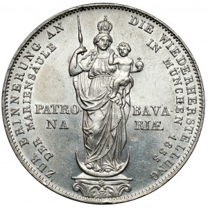 Bayern, Maximilian II, 2 Gulden (Mariengulden) 1855 - Patrona Bavariae